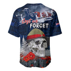 New Zealand ANZAC Day Baseball Jersey Freedom Ain't Free