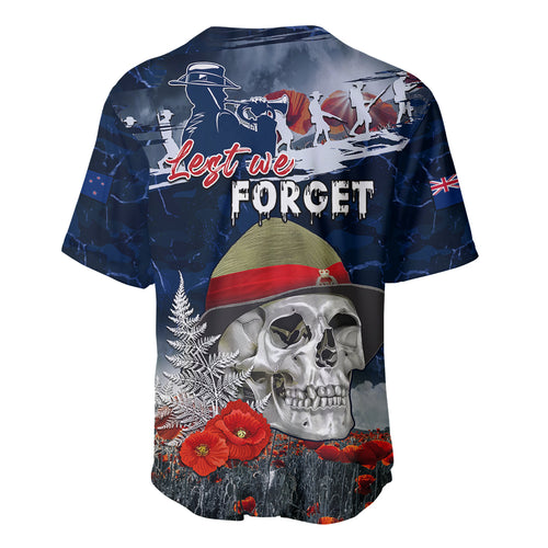 New Zealand ANZAC Day Baseball Jersey Freedom Ain't Free