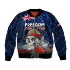 New Zealand ANZAC Day Bomber Jacket Freedom Ain't Free