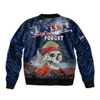 New Zealand ANZAC Day Bomber Jacket Freedom Ain't Free