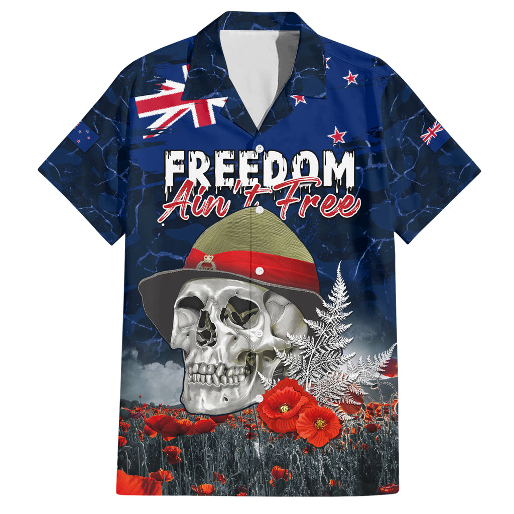 New Zealand ANZAC Day Hawaiian Shirt Freedom Ain't Free
