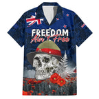 New Zealand ANZAC Day Hawaiian Shirt Freedom Ain't Free