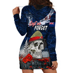 New Zealand ANZAC Day Hoodie Dress Freedom Ain't Free