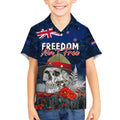 New Zealand ANZAC Day Kid Hawaiian Shirt Freedom Ain't Free