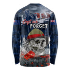 New Zealand ANZAC Day Long Sleeve Shirt Freedom Ain't Free