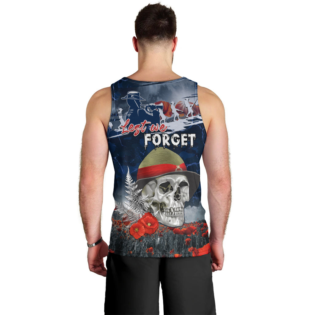 New Zealand ANZAC Day Men Tank Top Freedom Ain't Free