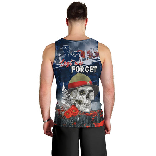 New Zealand ANZAC Day Men Tank Top Freedom Ain't Free