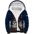 New Zealand ANZAC Day Sherpa Hoodie Freedom Ain't Free