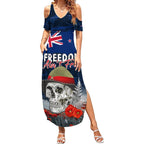 New Zealand ANZAC Day Summer Maxi Dress Freedom Ain't Free