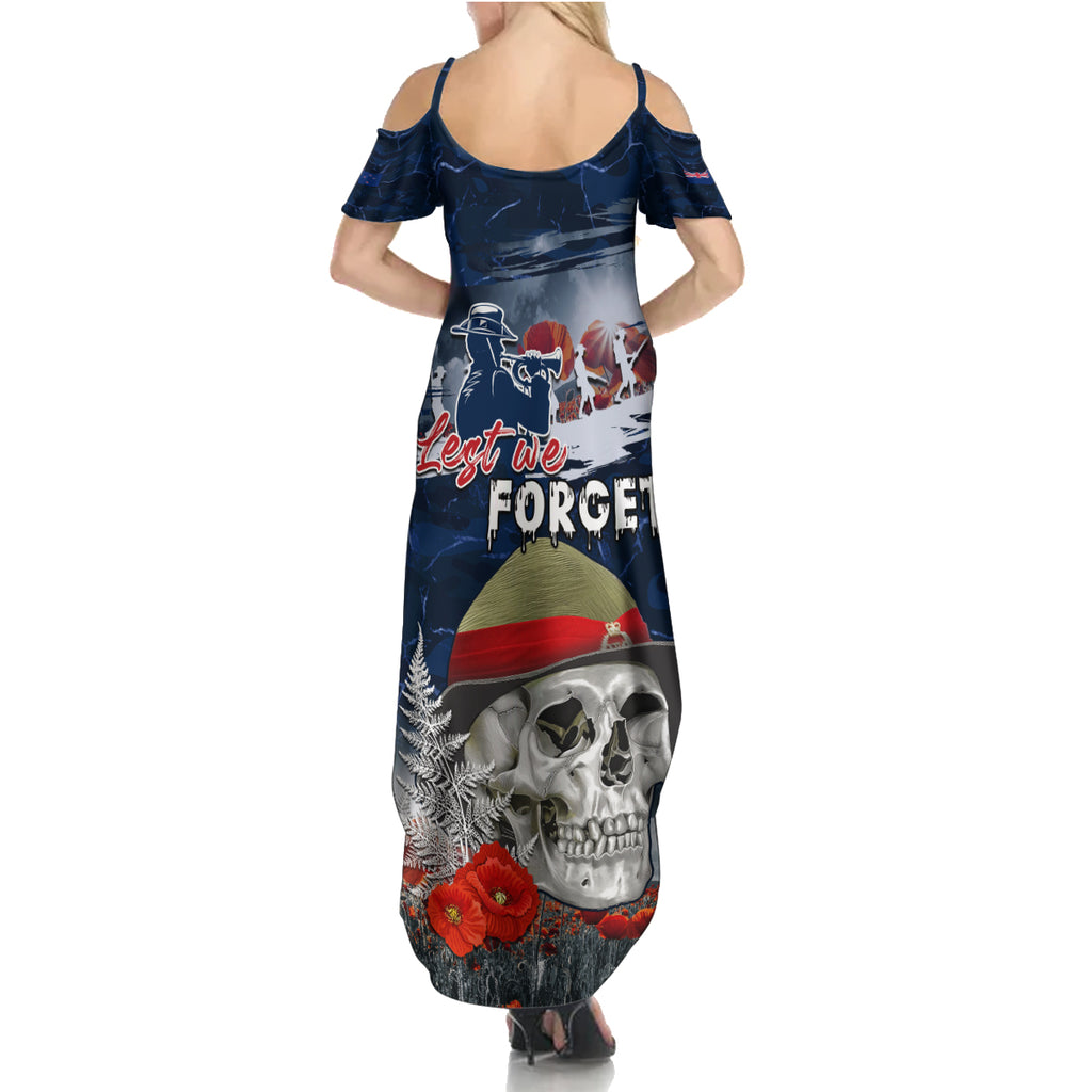 New Zealand ANZAC Day Summer Maxi Dress Freedom Ain't Free