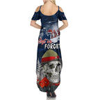 New Zealand ANZAC Day Summer Maxi Dress Freedom Ain't Free