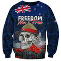 New Zealand ANZAC Day Sweatshirt Freedom Ain't Free