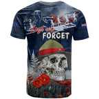 New Zealand ANZAC Day T Shirt Freedom Ain't Free