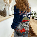 New Zealand ANZAC Day Women Casual Shirt Freedom Ain't Free