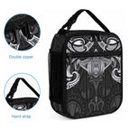 New Zealand Aotearoa Lunch Bag Maori Manta Ray Moko Black