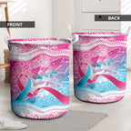 Australia Hereditary Cancer Awareness Laundry Basket Never Give Up