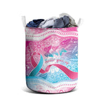 Australia Hereditary Cancer Awareness Laundry Basket Never Give Up