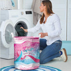 Australia Hereditary Cancer Awareness Laundry Basket Never Give Up