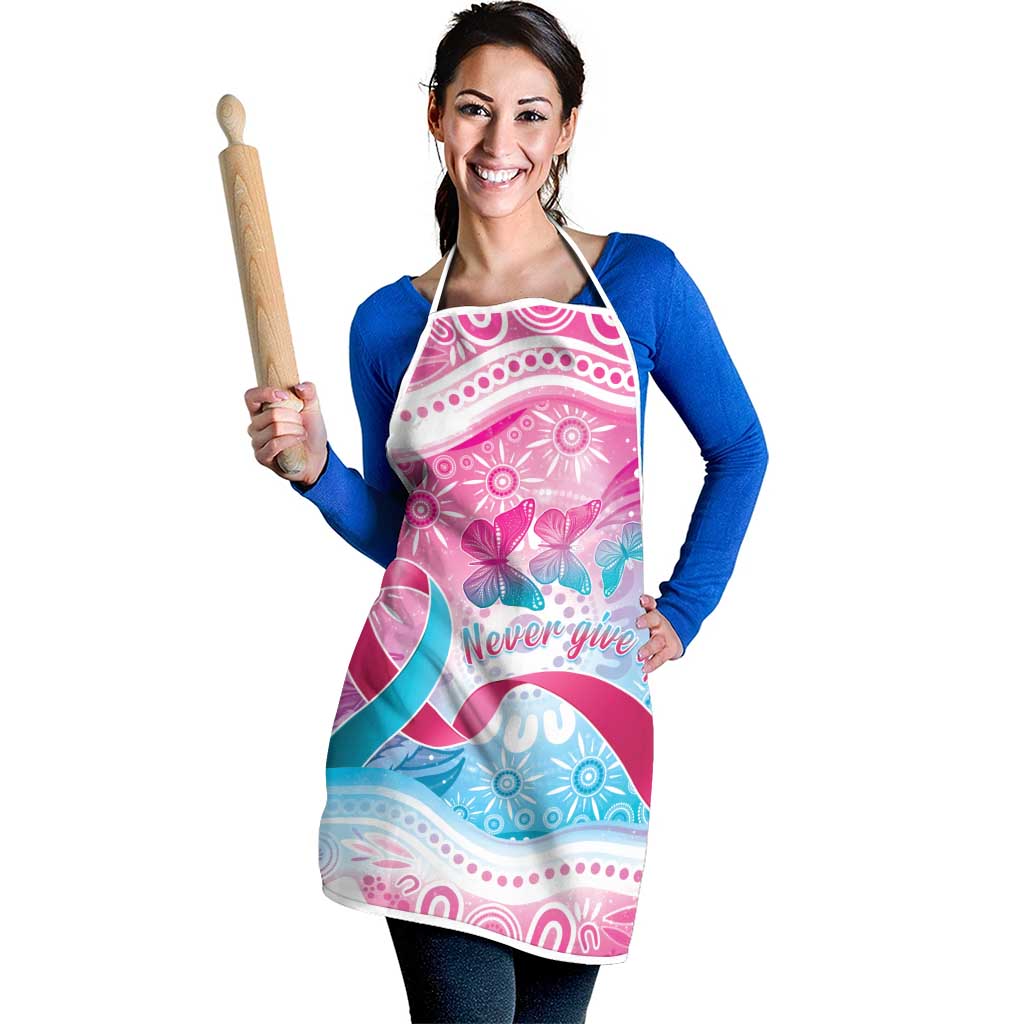 Australia Hereditary Cancer Awareness Apron Never Give Up