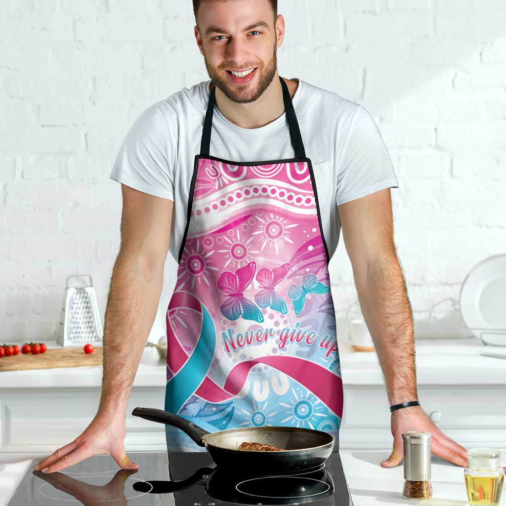 Australia Hereditary Cancer Awareness Apron Never Give Up