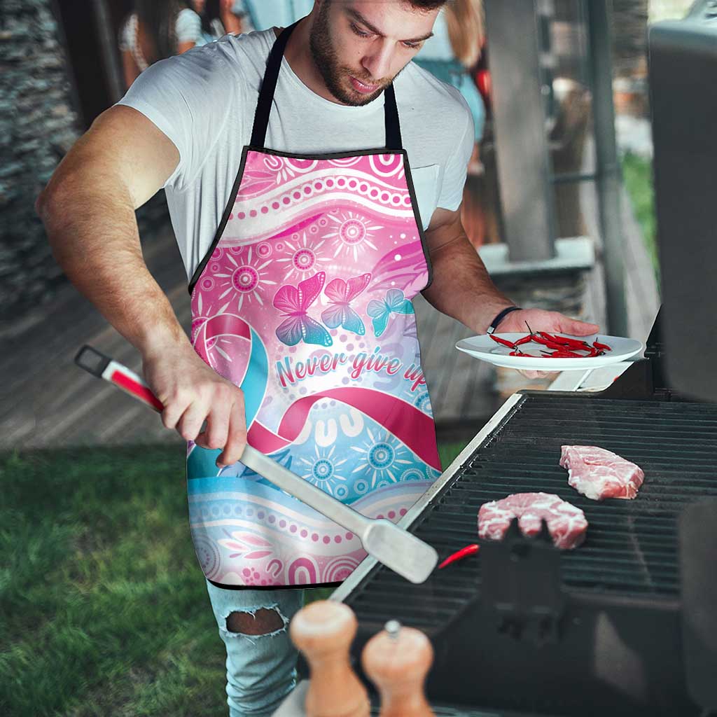 Australia Hereditary Cancer Awareness Apron Never Give Up