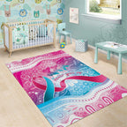 Australia Hereditary Cancer Awareness Area Rug Never Give Up