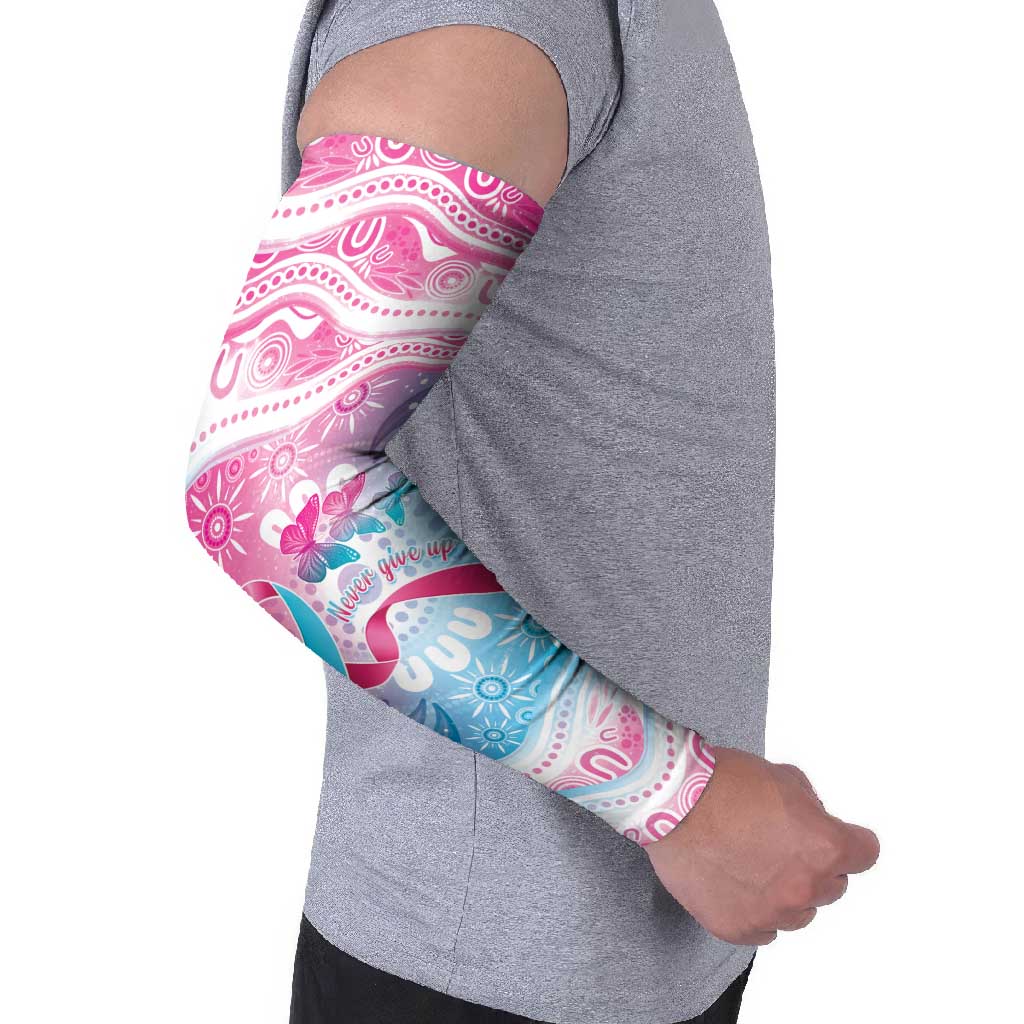 Australia Hereditary Cancer Awareness Arm Sleeves Never Give Up