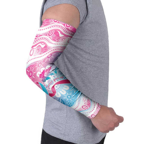 Australia Hereditary Cancer Awareness Arm Sleeves Never Give Up