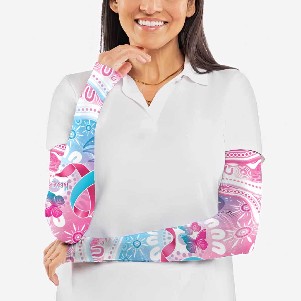 Australia Hereditary Cancer Awareness Arm Sleeves Never Give Up