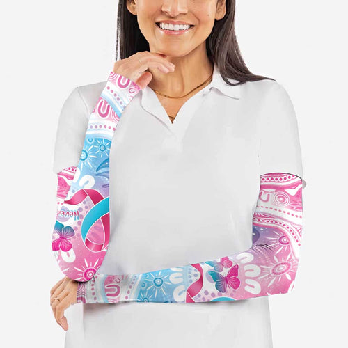 Australia Hereditary Cancer Awareness Arm Sleeves Never Give Up
