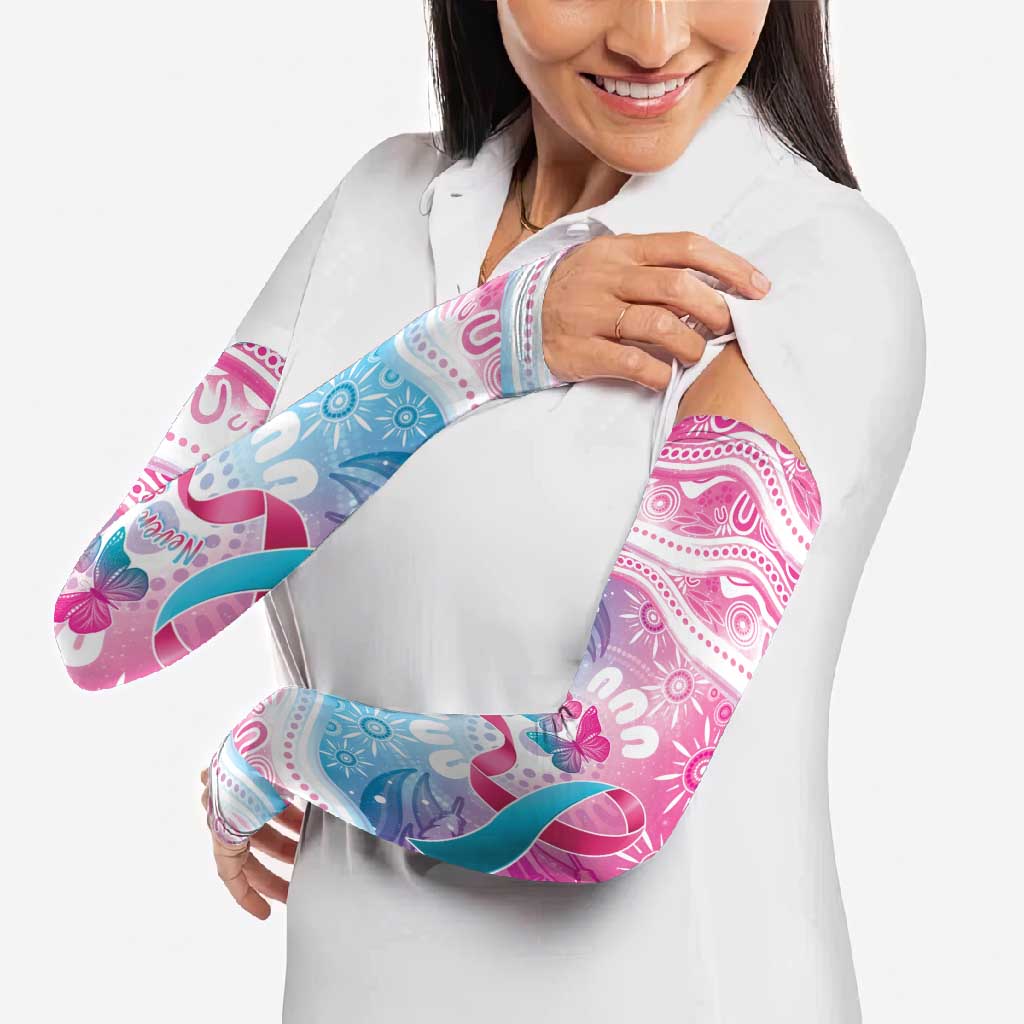 Australia Hereditary Cancer Awareness Arm Sleeves Never Give Up
