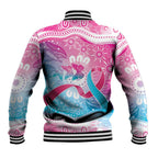 Australia Hereditary Cancer Awareness Baseball Jacket Never Give Up