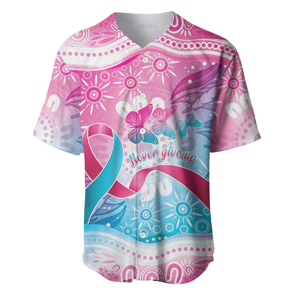 Australia Hereditary Cancer Awareness Baseball Jersey Never Give Up