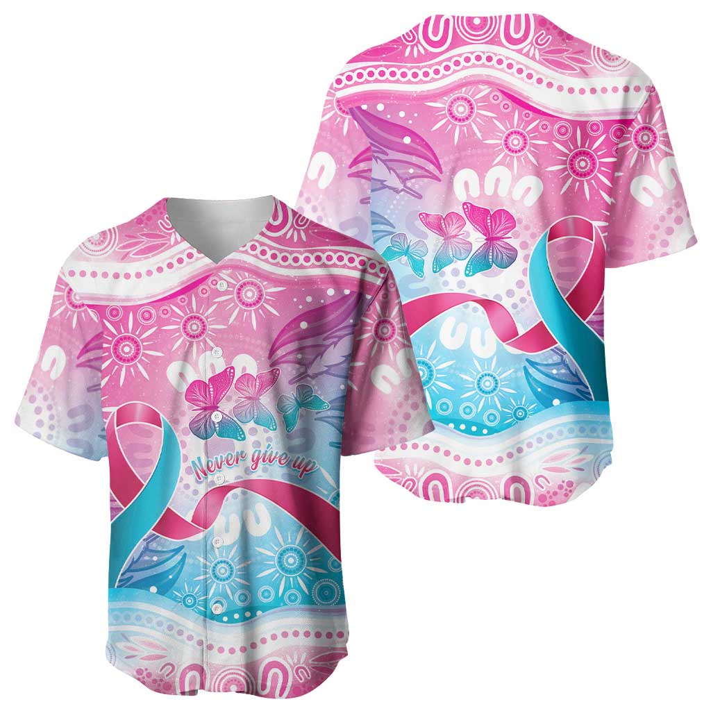 Australia Hereditary Cancer Awareness Baseball Jersey Never Give Up