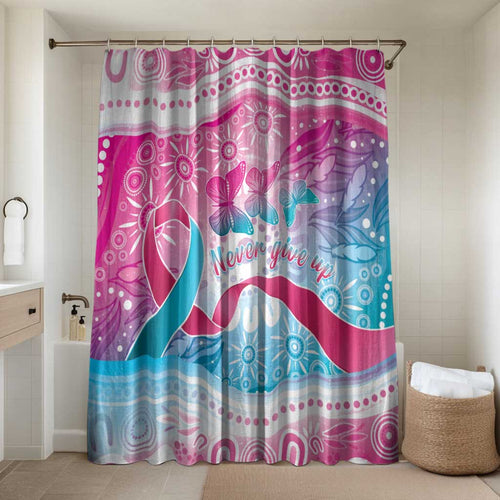 Australia Hereditary Cancer Awareness Bathroom Set Never Give Up