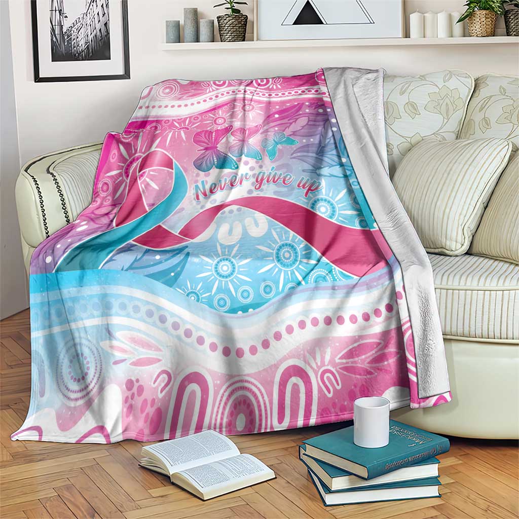 Australia Hereditary Cancer Awareness Blanket Never Give Up