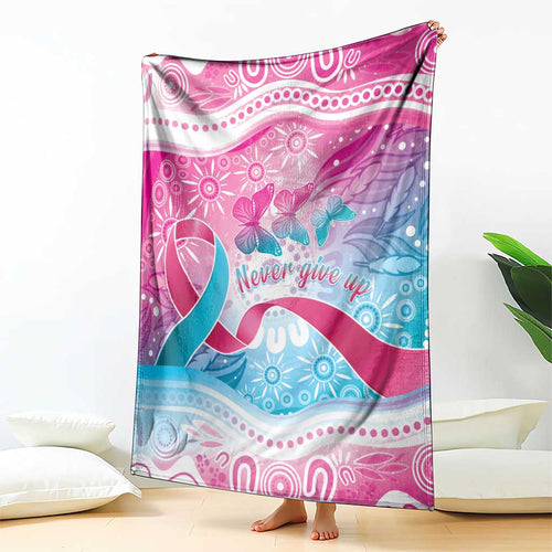 Australia Hereditary Cancer Awareness Blanket Never Give Up
