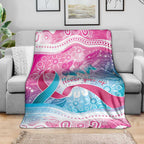 Australia Hereditary Cancer Awareness Blanket Never Give Up