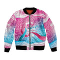 Australia Hereditary Cancer Awareness Bomber Jacket Never Give Up