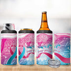 Australia Hereditary Cancer Awareness 4 in 1 Can Cooler Tumbler Never Give Up