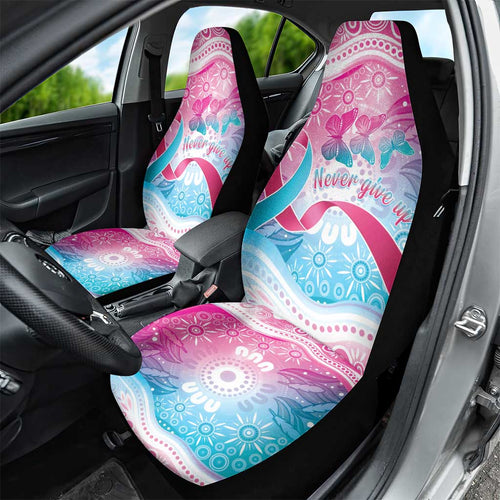 Australia Hereditary Cancer Awareness Car Seat Cover Never Give Up