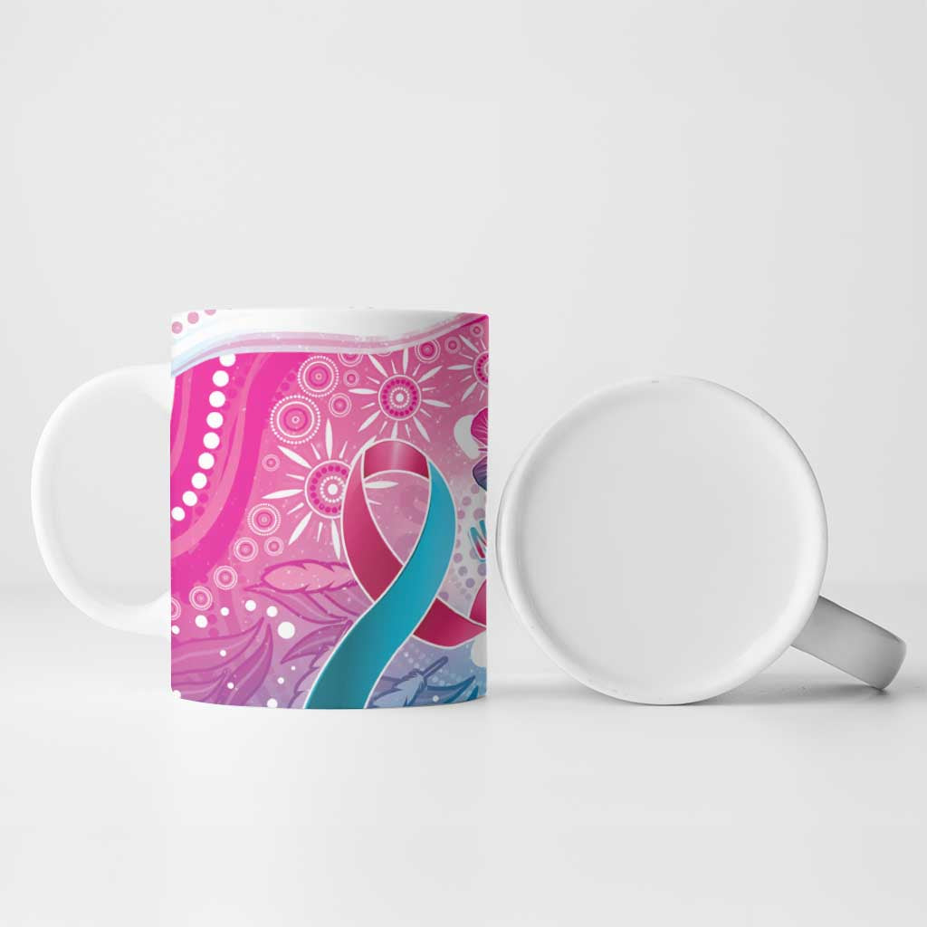 Australia Hereditary Cancer Awareness Ceramic Mug Never Give Up
