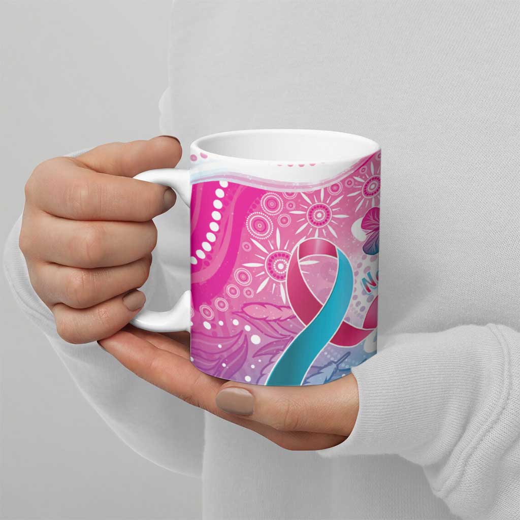 Australia Hereditary Cancer Awareness Ceramic Mug Never Give Up