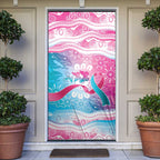 Australia Hereditary Cancer Awareness Door Cover Never Give Up