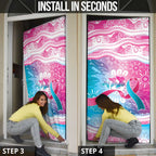 Australia Hereditary Cancer Awareness Door Cover Never Give Up