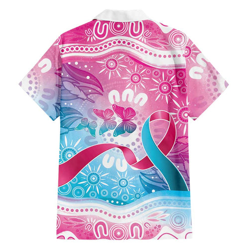 Australia Hereditary Cancer Awareness Family Matching Long Sleeve Bodycon Dress and Hawaiian Shirt Never Give Up
