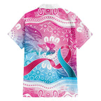 Australia Hereditary Cancer Awareness Family Matching Tank Maxi Dress and Hawaiian Shirt Never Give Up