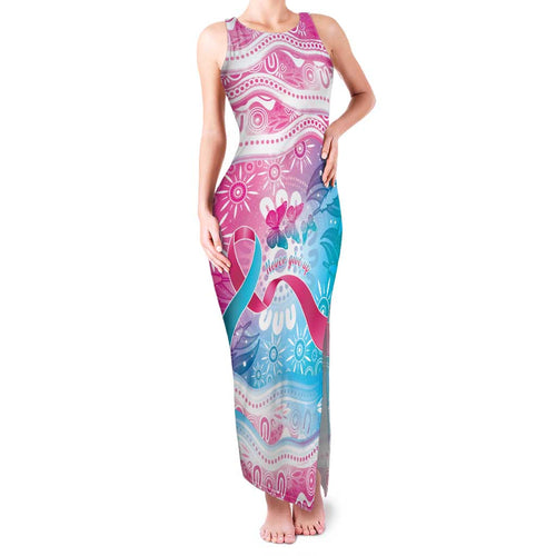 Australia Hereditary Cancer Awareness Family Matching Tank Maxi Dress and Hawaiian Shirt Never Give Up