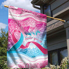 Australia Hereditary Cancer Awareness Garden Flag Never Give Up