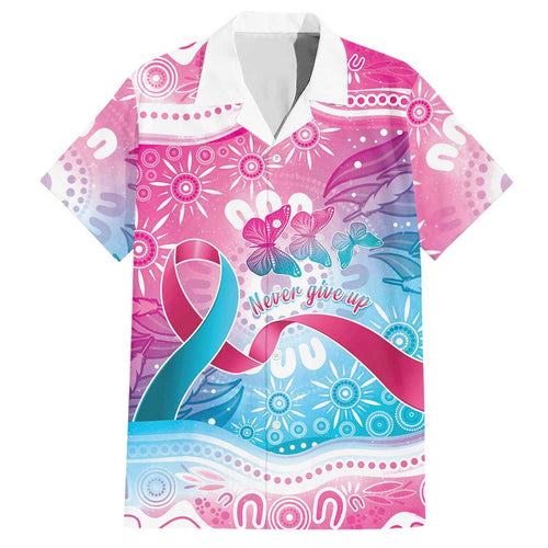 Australia Hereditary Cancer Awareness Hawaiian Shirt Never Give Up